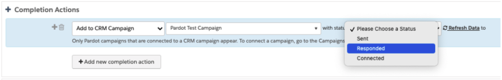 Using Pardot Automation Completion Actions to Salesforce Campaigns | Forcery NYC